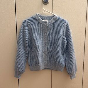 Zara Light Blue Knit Cardigan